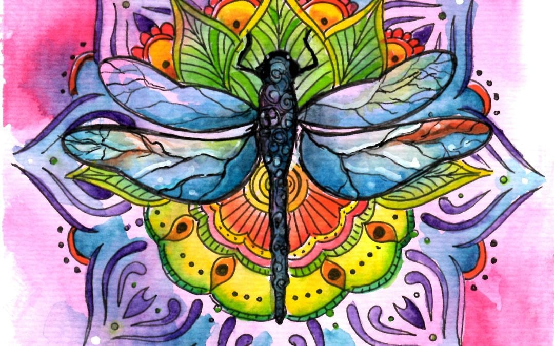Dragonfly Mandala Timelapse