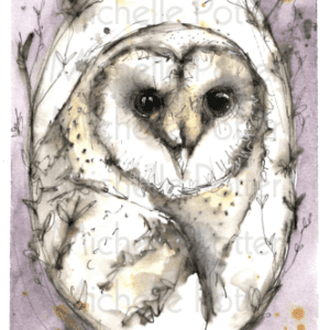 Inky Owl - Original Artwork